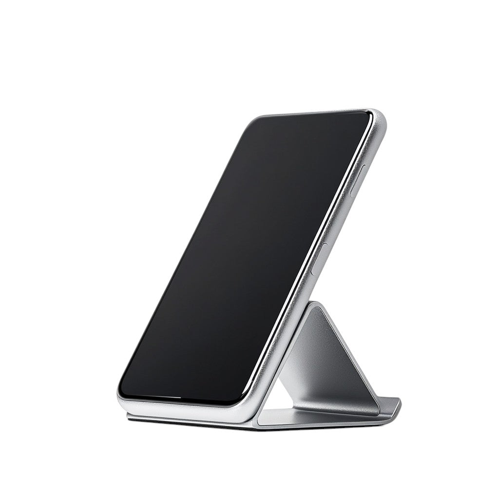 Blnzk Desktop Phone Stand - Premium Aluminum Foldable Holder - Adjustable Ergonomic Stand for iPhone, Android & iPad - Sturdy Metal Design