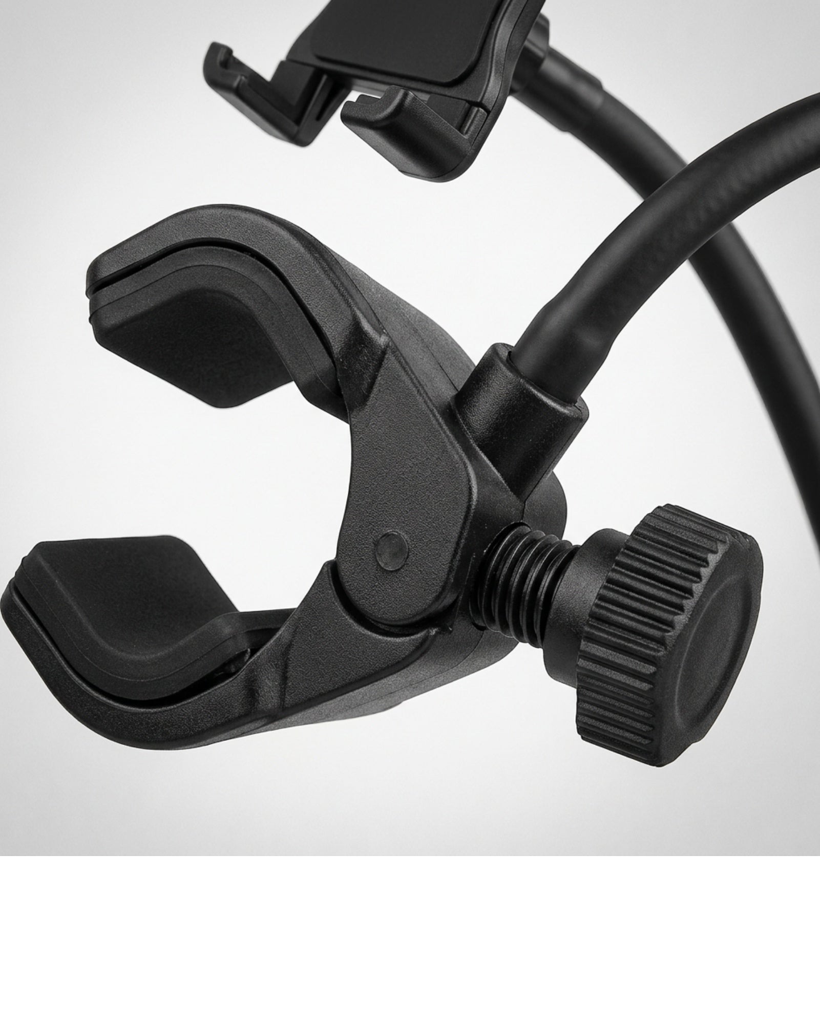 Blnzk Gooseneck Clamp Phone Holder Black - Detail view
