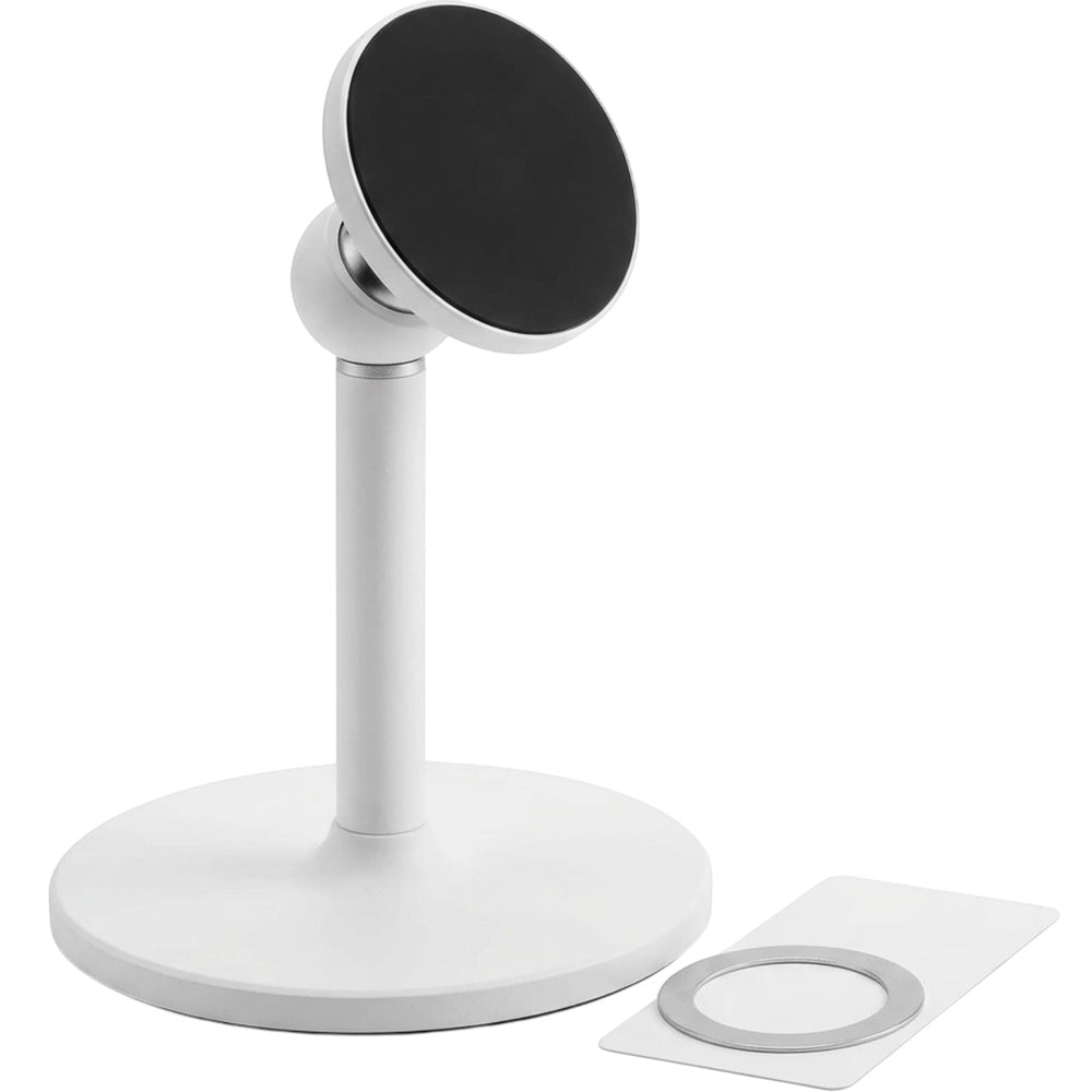 Blnzk Magnetic Rotating Phone Stand Matte White - Product view